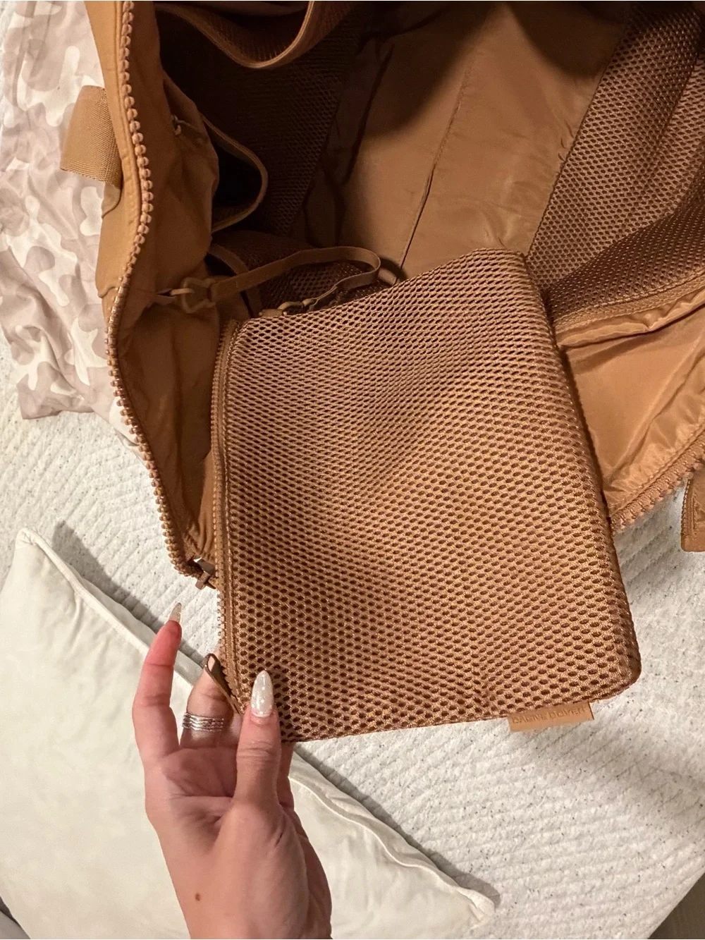 Dagne Dover Landon Carryall in Camel, Extra Large